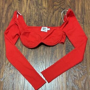 Princess Polly Scarlet Knit Top